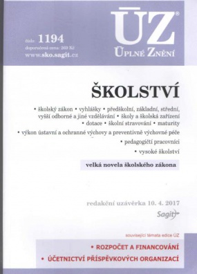 ÚZ č.1194 Školství 2017