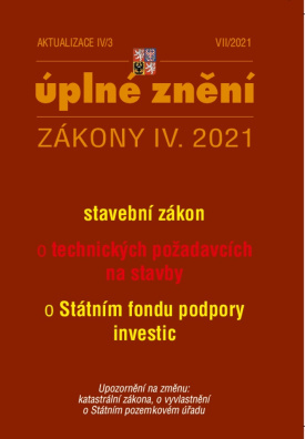 Aktualizace IV/3 Stavební zákon 2021 VII.