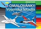 Vojenská letadla - didaktické omalovánky