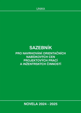 Sazebník UNIKA na rok 2024-2025