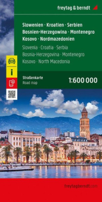 Slovinsko - Chorvatsko - Srbsko - Bosna a Hercegovina 1:160.000 / automapa