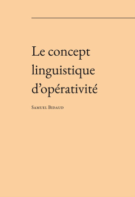 Le concept linguistique d’opérativité