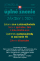 Aktualizácia I/2 / 2024 - daňové a účtovné zákony