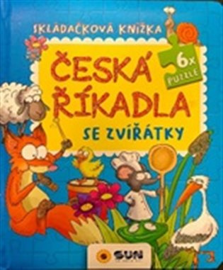 Česká říkadla se zvířátky - skládačková knížka 