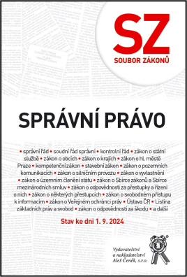 Soubor zákonů. Správní právo – stav ke dni 1. 9. 2024