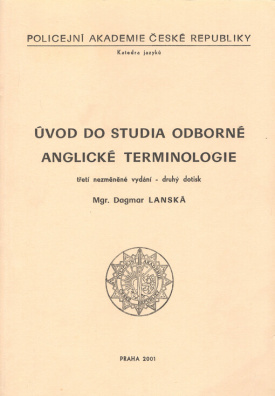 Úvod do studia odborné anglické terminologie, třetí nezměněné vydání