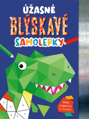 Úžasné blýskavé samolepky. Sestav a vybarvi si 12 obrázků