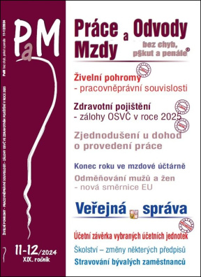 Práce a mzdy Živelní pohromy, pracovněprávní souvislosti/Zálohy OSVČ ve zdravotním pojištění 2025